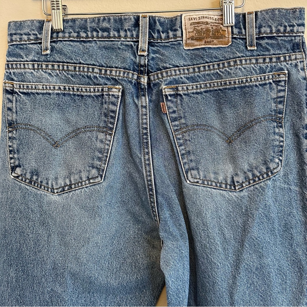 Vintage 1996 Men’s Levis Relaxed Fit 540‎ 38X32 Jeans Zip Fly - Picture 2 of 10